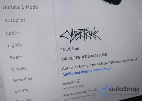 2024 Tesla Cybertruck All-Wheel Drive z USA, uszkodzony, nr VIN 7G2CEHED6RA053058